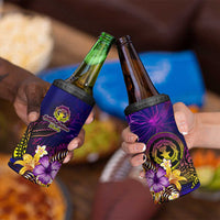 Northern Mariana Islands 4 in 1 Can Cooler Tumbler Whale Hibiscus Polynesian DT02 - Polynesian Pride
