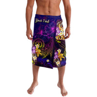 Northern Mariana Islands Lavalava Whale Hibiscus Polynesian