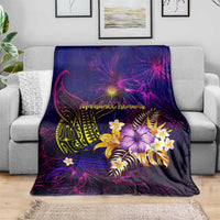 Marshall Islands Blanket Whale Hibiscus Polynesian