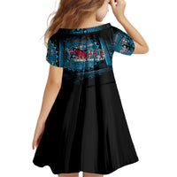 Fiji Rugby Family Matching Off Shoulder Maxi Dress and Hawaiian Shirt Bring The Heat DT02 - Polynesian Pride