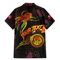 Wallis and Futuna Family Matching Mermaid Dress and Hawaiian Shirt Octopus Plumeria Polynesian Tattoo