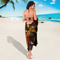 Wallis and Futuna Sarong Octopus Plumeria Polynesian Tattoo