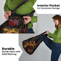 New Caledonia Grocery Bag Octopus Plumeria Polynesian Tattoo