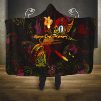 New Caledonia Hooded Blanket Octopus Plumeria Polynesian Tattoo