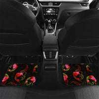 Tahiti French Polynesia Car Mats Octopus Plumeria Polynesian Tattoo