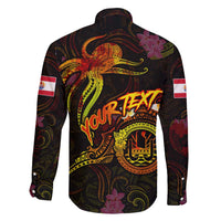 Tahiti French Polynesia Family Matching Short Sleeve Bodycon Dress and Hawaiian Shirt Octopus Plumeria Polynesian Tattoo