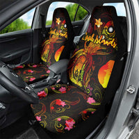Nauru Car Seat Cover Octopus Plumeria Polynesian Tattoo