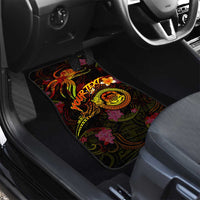Tuvalu Car Mats Octopus Plumeria Polynesian Tattoo