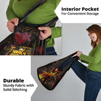 Tuvalu Grocery Bag Octopus Plumeria Polynesian Tattoo