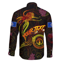 Northern Mariana Islands Family Matching Off Shoulder Maxi Dress and Hawaiian Shirt Octopus Plumeria Polynesian Tattoo