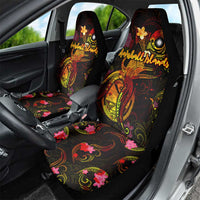 Marshall Islands Car Seat Cover Octopus Plumeria Polynesian Tattoo