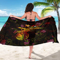 Marshall Islands Sarong Octopus Plumeria Polynesian Tattoo