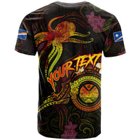 Marshall Islands T Shirt Octopus Plumeria Polynesian Tattoo