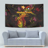 Marshall Islands Tapestry Octopus Plumeria Polynesian Tattoo