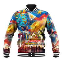 Custom The Philippines 126th Independence Anniversary Baseball Jacket Art Style