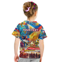 Custom The Philippines 126th Independence Anniversary Kid T Shirt Art Style