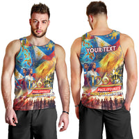 Custom The Philippines 126th Independence Anniversary Men Tank Top Art Style