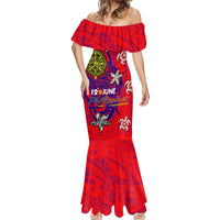 Personalized Philippines 12 June Independence Day Mermaid Dress Polynesian Turtle Plumeria DT02 - Polynesian Pride