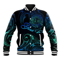 Sea Animal Polynesia Baseball Jacket Polynesian Pattern