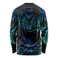 Sea Animal Polynesia Long Sleeve Shirt Polynesian Pattern