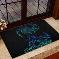 Sea Animal Polynesia Rubber Doormat Polynesian Pattern
