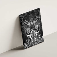 All Black Canvas Wall Art New Zealand Rugby Mascot Maori