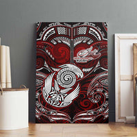 New Zealand Aotearoa Rugby Canvas Wall Art Maori Fern Tattoo Art