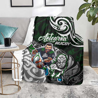 NZ Aotearoa Rugby Blanket New Zealand Silver Fern
