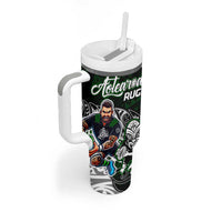 NZ Aotearoa Rugby Tumbler With Handle New Zealand Silver Fern