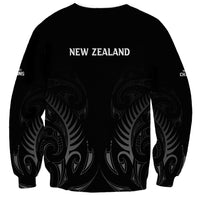 New Zealand Sweatshirt Rugby 2023 Champions Black DT02 - Polynesian Pride