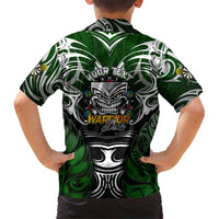 Personalised Warriors Maori Darts Hawaiian Shirt New Zealand Darts Silver Fern