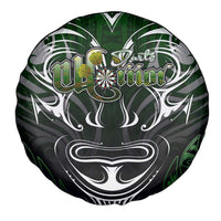 Warriors Maori Darts Spare Tire Cover New Zealand Darts Silver Fern