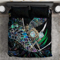 New Zealand Darts Bedding Set NZ Paua Shell Maori Fern