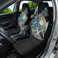 New Zealand Darts Car Seat Cover NZ Paua Shell Maori Fern