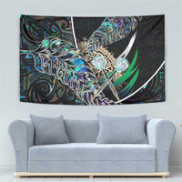 New Zealand Darts Tapestry NZ Paua Shell Maori Fern