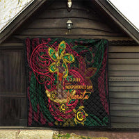Vanuatu 45th Independence Anniversary Quilt Flower Melanesian Namele Turtle - Polynesian Pride