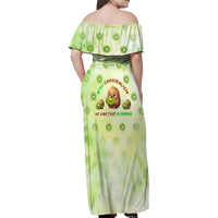 Kiwi Cannibalism Family Matching Off Shoulder Maxi Dress and Hawaiian Shirt New Zealand Kiwi Cute Bird Funny