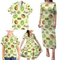 Kiwi Cute Humorous Family Matching Puletasi and Hawaiian Shirt New Zealand Fruit