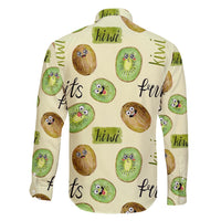 Kiwi Cute Humorous Family Matching Summer Maxi Dress and Hawaiian Shirt New Zealand Fruit DT02 - Polynesian Pride