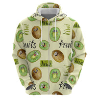 Kiwi Cute Humorous Hoodie New Zealand Fruit
