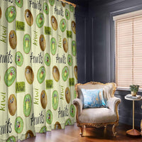 Kiwi Cute Humorous Window Curtain New Zealand Fruit