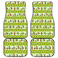 New Zealand Kiwi Fruit Witty Kiwi Bird Car Mats