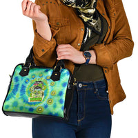 Just a Girl Who Loves Kiwis Shoulder Handbag New Zealand Tie Dye