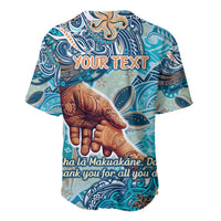 Hand In Hand Father's Day Polynesian Baseball Jersey Tribal Flower Pattern DT02 - Polynesian Pride