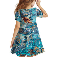 Hand In Hand Father's Day Polynesian Family Matching Summer Maxi Dress and Hawaiian Shirt Tribal Flower Pattern DT02 - Polynesian Pride