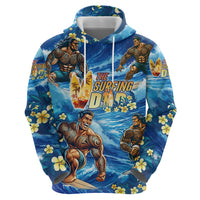 Hawaii Father's Day Hoodie The Surfing Dad Polynesian Tattoo
