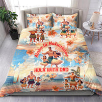 Hawaii Father's Day Bedding Set Hula With Dad