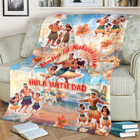Hawaii Father's Day Blanket Hula With Dad