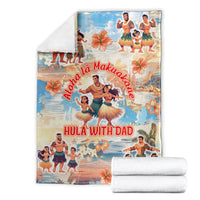 Hawaii Father's Day Blanket Hula With Dad