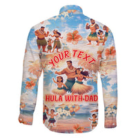 Hawaii Father's Day Family Matching Mermaid Dress and Hawaiian Shirt Hula With Dad DT02 - Polynesian Pride